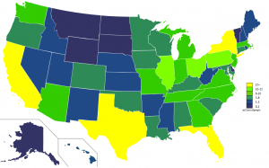USA_states_population_map_2011_color