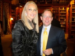 Barbara Winston with Eric Shawn at the Center for Security Policy