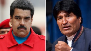 Venezuela's President Nicolas Maduro and Bolivia's President Evo Morales (Reuters)