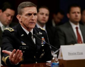 Then Defense Intelligence Agency director U.S. Army Lt. General Michael Flynn testifies before the House Intelligence Committee on "Worldwide Threats" in Washington February 4, 2014. REUTERS/Gary Cameron