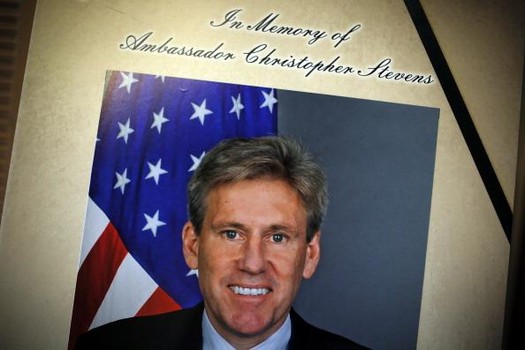 Ambassador Stevens and three other Americans were killed in an attack on the U.S. Consulate in Benghazi, Libya on September 11, 2012. Credits: (Alex Wong/Getty Images)