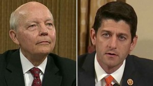 'I don't believe you!': Paul Ryan levels blistering attack against IRS boss over 'lost' emails explanation