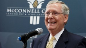 The  presumptive new Majority Leader of the Senate, Mitch McConnell - Harry Reid, you got fired!