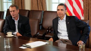 Obama and Boehner in 2012 - negotiation outcome, read the body language.
