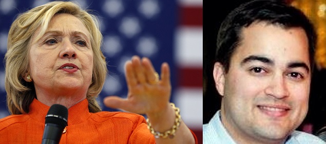Hillary Clinton and Brian Pagliano (AP Photo/John Locher)