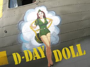 C-53 Aircraft D-Day Doll Noseart