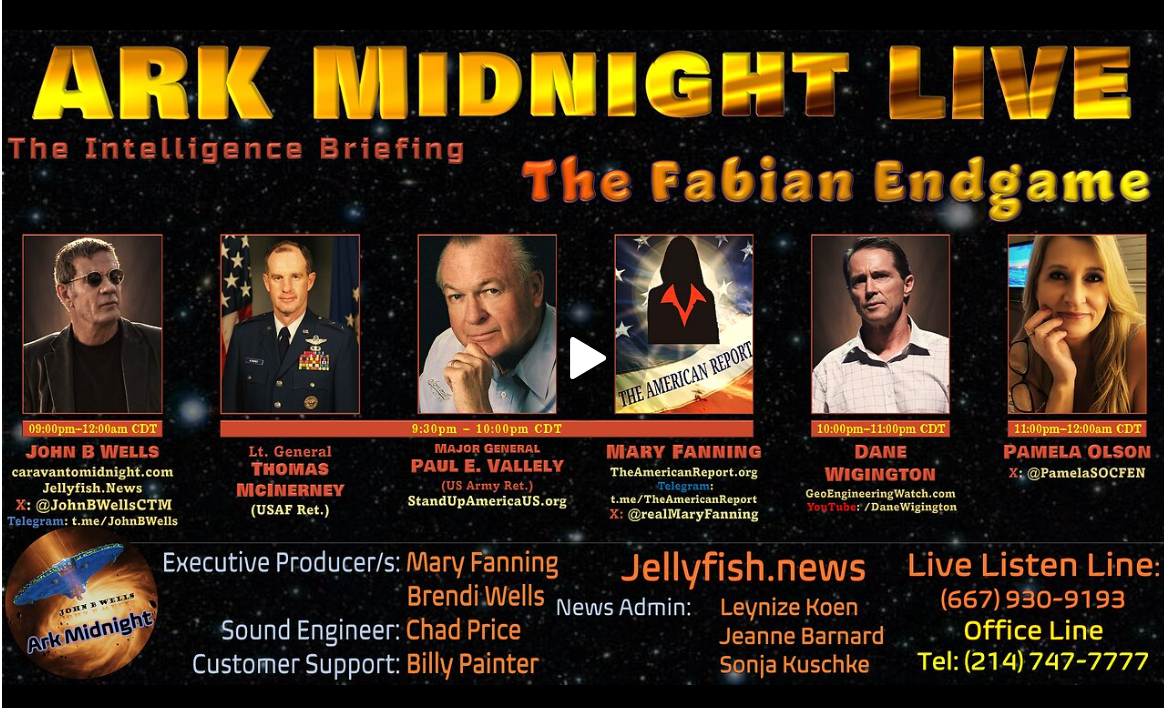 The Intelligence Briefing /The Fabian Endgame - John B Wells LIVE ...