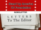 Letters To The Editor