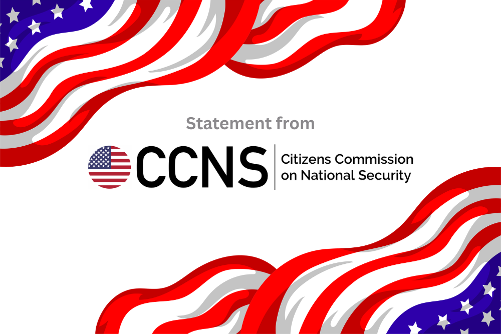 An Open Letter to President Trump – Citizens Commission on National Security